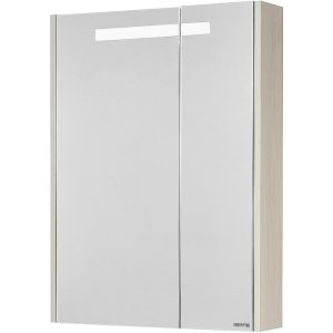 Шкаф зеркальный Aquaton Верди 60 Белый / Ясень фабрик 1A206902VDAV0 Шкаф зеркальный Aquaton Верди 60 Белый / Ясень фабрик 1A206902VDAV0