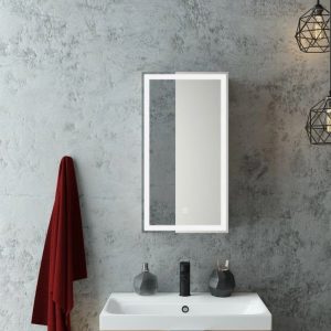 Шкаф зеркальный Agava Allure 35 правый с сенсором и розеткой Белый МВК056 Шкаф зеркальный Agava Allure 35 правый с сенсором и розеткой Белый МВК056